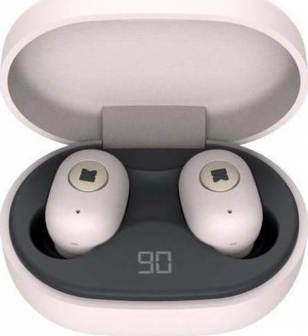 Kreafunk aBEAN In-ear Bluetooth Handsfree Ακουστικά με Θήκη Φόρτισης Ροζ