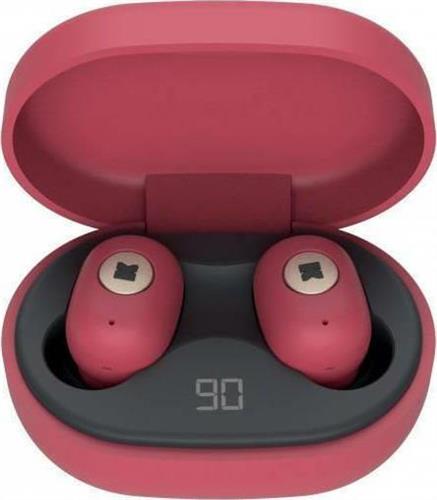 Kreafunk aBEAN In-ear Bluetooth Handsfree Ακουστικά με Θήκη Φόρτισης Spicy Red