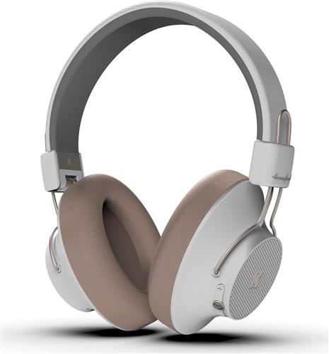 Kreafunk aBEAT Ασύρματα Bluetooth Over Ear Ακουστικά με 20 ώρες Λειτουργίας Λευκά