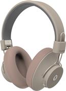 Kreafunk aBEAT Qi Ασύρματα Bluetooth Over Ear Ακουστικά με 30 ώρες Λειτουργίας Ivory Sand 17-KFLK19QI
