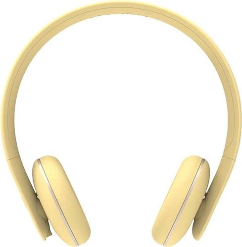 Kreafunk aHEAD II Ασύρματα Bluetooth On Ear Ακουστικά με 25 ώρες Λειτουργίας Κίτρινα