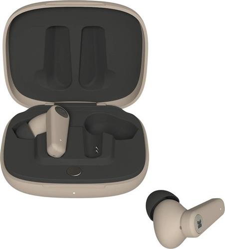 Kreafunk aSENSE In-ear Bluetooth Handsfree Ακουστικά με Αντοχή στον Ιδρώτα και Θήκη Φόρτισης Ivory Sand