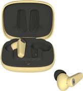 Kreafunk ASENSE In-ear Bluetooth Handsfree Ακουστικά με Αντοχή στον Ιδρώτα και Θήκη Φόρτισης Soft Yellow 17-KFWT126