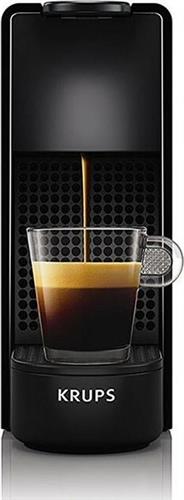 Krups Nespresso XN1108V Essenza Mini Καφετιέρα για Κάψουλες Original Μαύρη & 100 Ευρώ Επιστροφή ή Δώρο 50 Κάψουλες Nespresso