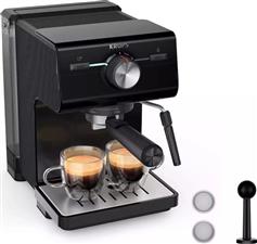 Krups XP381810 Authentic C50 Ημιαυτόματη Μηχανή Espresso Πίεσης 15bar Μαύρη