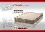 KS Kouppas Column Ημίδιπλο Ορθοπεδικό Στρώμα 130x190x22cm με Ελατήρια 08.00.70-1