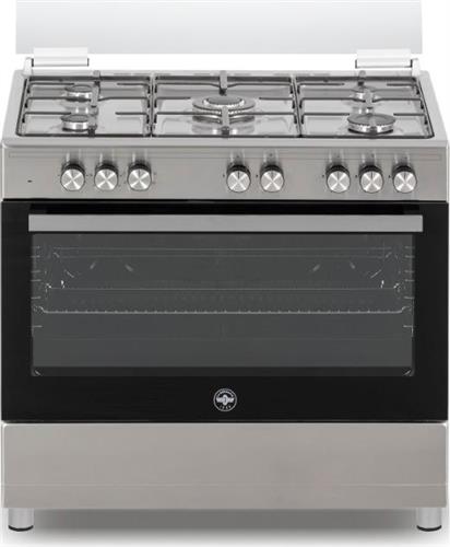 La Germania SE96 5 E X GN Κουζίνα 98lt με Εστίες Φυσικού Αερίου Π90cm Inox