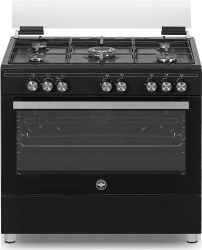 La Germania SE96 5 G NE GPL Κουζίνα 94lt με Εστίες Υγραερίου Π80cm Μαύρη