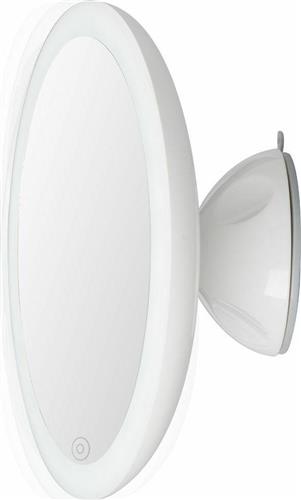 Lanaform LA131010 Μεγεθυντικός Στρογγυλός Καθρέπτης Μπάνιου Led από Πλαστικό 17x17cm Λευκός