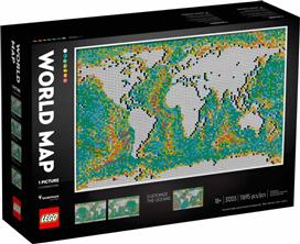 Lego Art: World Map για 18+ ετών 31203