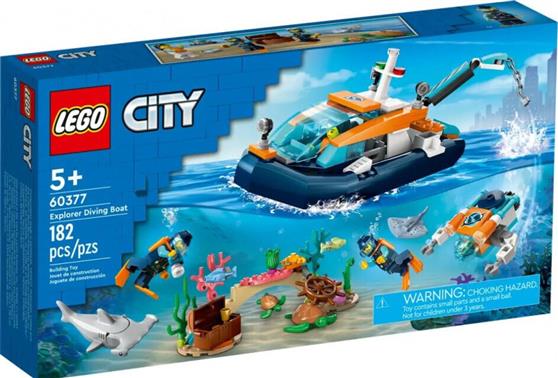 Lego City Explorer Diving Boat για 5+ ετών 60377