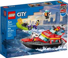 Lego City Fire Rescue Boat για 5+ ετών 60373