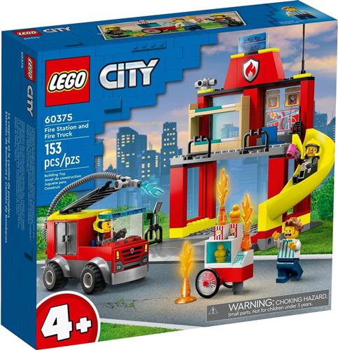 Lego City Fire Station and Fire Engine για 4+ ετών 60375