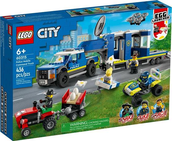 Lego City: Police Mobile Command Truck για 6+ ετών 60315