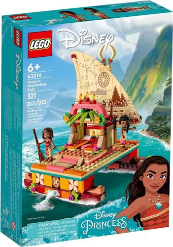 Lego Disney Moana's Wayfinding Boat για 6+ ετών 43210