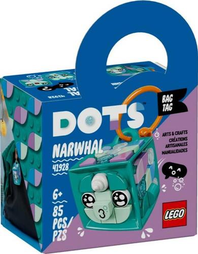 Lego Dots: Bag Tag Narwhal για 6+ ετών 41928