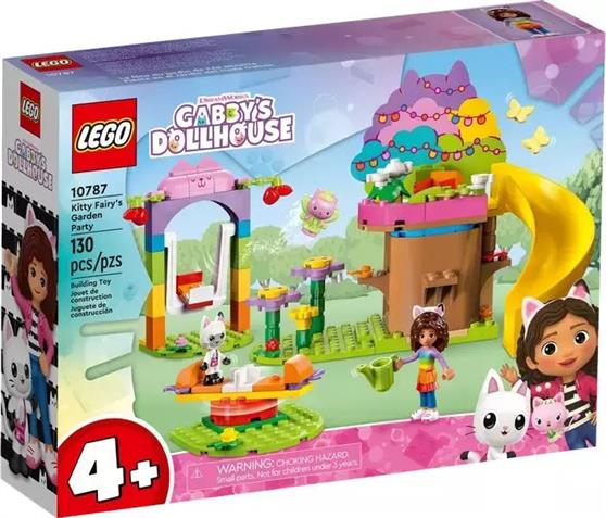 Lego Gabby's Dollhouse Kitty Fairy's Garden Party για 4+ ετών 10787