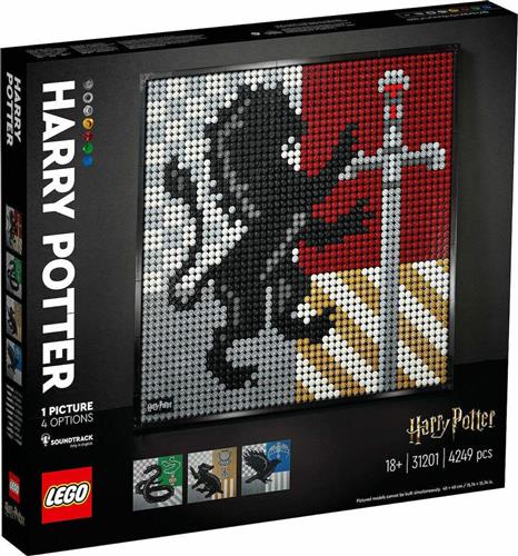 Lego Harry Potter: Hogwarts Crests Poster για 18+ ετών 31201