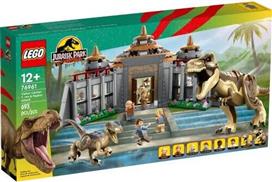 Lego Jurassic World Κέντρο Επισκεπτών Επίθεση T. Rex & Ράπτορα για 12+ ετών 76961