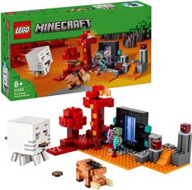 Lego Minecraft The Nether Portal Ambush για 8+ ετών 21255