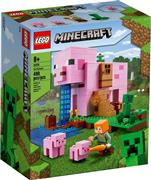 Lego Minecraft: The Pig House Building Set With Alex And Creeper για 8+ ετών 21170