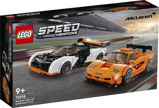 Lego Speed Champions Mclaren Solus Gt and Mclaren F1 LM για 9+ ετών 76918