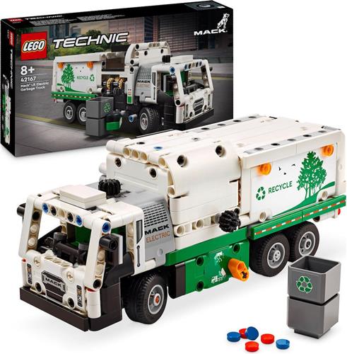Lego Technic Mack Lr Electric Garbage Truck για 8+ ετών 42167