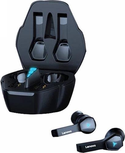 Lenovo HQ08 In-ear Bluetooth Handsfree Ακουστικά με Θήκη Φόρτισης Μαύρα 29.03.0004