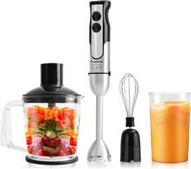 Lexical LHB-1605 Ραβδομπλέντερ με Ανοξείδωτη Ράβδο 800W Ασημί