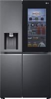 LG GSXV90MCDE Ψυγείο Ντουλάπα 635lt Total NoFrost Υ179xΠ91.3xΒ73.5cm Μαύρο