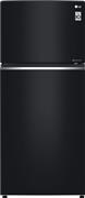 LG GTB744BMBZD Ψυγείο Δίπορτο 506lt Total NoFrost Υ180xΠ78xΒ70cm Μαύρο