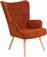 Liberta Amica Πολυθρόνα Terracotta 69x75x96cm 01-3435