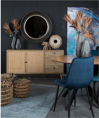 Liberta Ammos Μπουφές από Ξύλο με Συρτάρια Φυσικό 150x39x79cm 05-0469