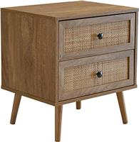 Liberta Ammos Κομοδίνο Φυσικό-Rattan 50x39x54.8cm 09-1233