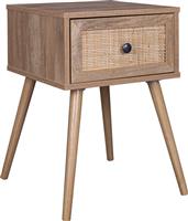 Liberta Ammos Ξύλινο Κομοδίνο 40x35x61cm 09-1452