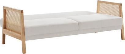 Liberta Ammos Τριθέσιος Καναπές Κρεβάτι Off White 196x82x81cm 70-0360