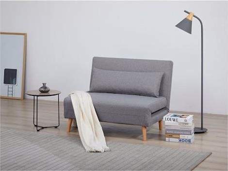 Liberta Aperto Πολυθρόνα-Κρεβάτι Γκρι Ανοιχτό 100x75x78cm 01-3577