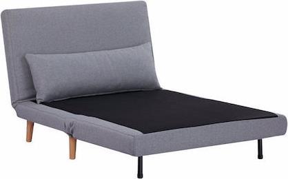 Liberta Aperto Πολυθρόνα-Κρεβάτι Γκρι Ανοιχτό 100x75x78cm 01-3577