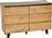 Liberta Arabica Μπουφές Ξύλινος Sonoma-Μαύρος 110x40x73cm 09-1971