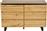 Liberta Arabica Μπουφές Ξύλινος Sonoma-Μαύρος 110x40x73cm 09-1971