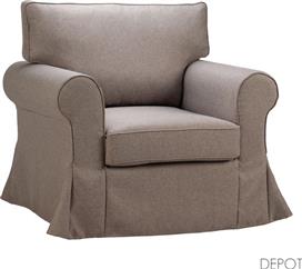 Liberta Ashley Πολυθρόνα Καφέ 97x85x95cm 71-0018
