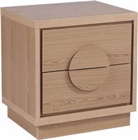 Liberta Axis Κομοδίνο Ξύλινο Μπεζ 50x40x53cm 09-1955