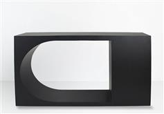 Liberta Bell Κονσόλα Μαύρο Μ120xΠ32xΥ75cm 05-0786