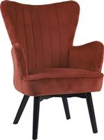 Liberta Bella Πολυθρόνα σε Κόκκινο Χρώμα 67x72x96cm 01-2149