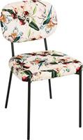 Liberta Blossom Καρέκλες Κουζίνας με Υφασμάτινη Επένδυση Πολύχρωμες Σετ 4τμχ 43x56x82cm 03-0644