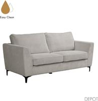 Liberta Boel Τριθέσιος Καναπές Γκρι 200x86cm 71-0147