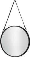 Liberta Colgar Καθρέπτης Τοίχου με Μαύρο Μεταλλικό Πλαίσιο Mήκους 60cm 11-0431