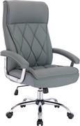 Liberta Comfy Καρέκλα Γραφείου με Μπράτσα Μπλε-Χρώμιο 25-0734