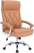 Liberta Comfy Καρέκλα Γραφείου με Μπράτσα Camel 25-0736