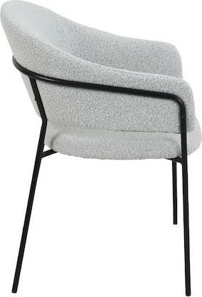 Liberta Connect Πολυθρόνες Τραπεζαρίας με Υφασμάτινη Επένδυση Λευκό Σετ 2τμχ 59x57x82cm 03-0931